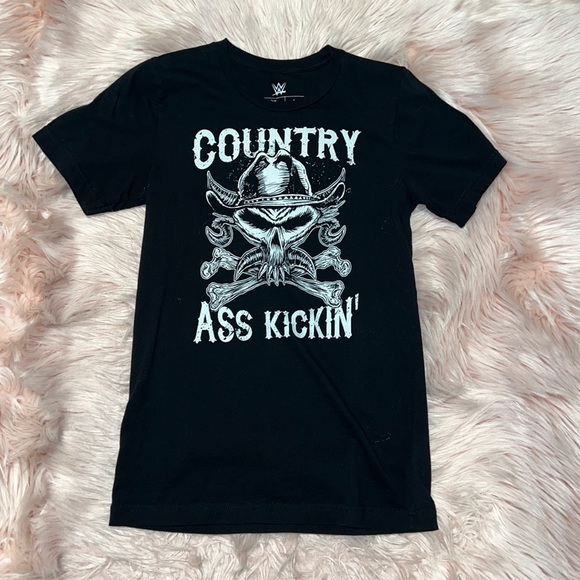 W Country shirt with skull - Picture 1 of 4